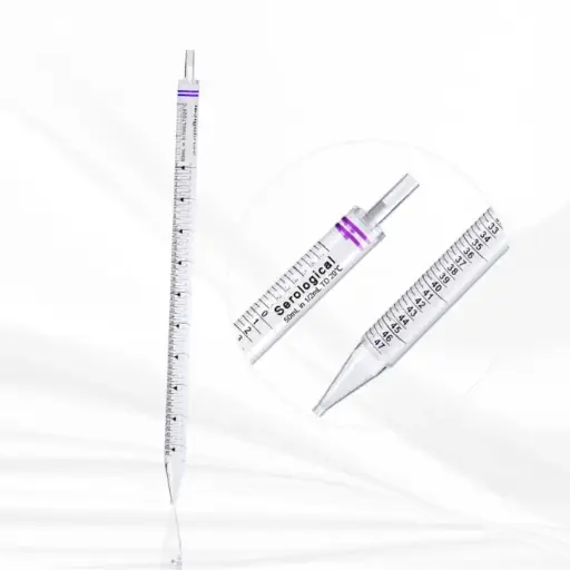 [MT-SP-SJS50PP] 50ML Serological Pipettes Individual Paper/Plastic Wrap