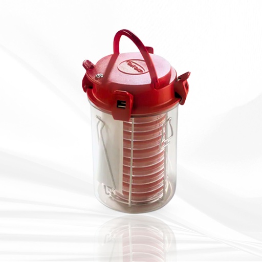 [MT-MB-OXAG0025A] ANAEROJAR 2.5 L โถสำหรับเพาะเลี้ยงเชื้อจุลินทรีย์