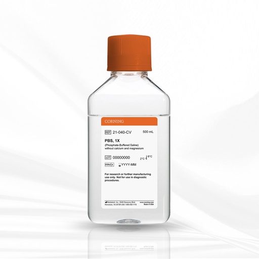 [MT-CC-21-040-CV] Corning® Phosphate-Buffered Saline, 1X without calcium and magnesium, PH 7.4 ± 0.1