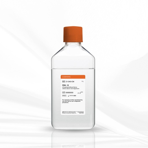 [MT-CC-21-040-CM] Corning® Phosphate-Buffered Saline, 1X without calcium and magnesium, pH 7.4 ± 0.1