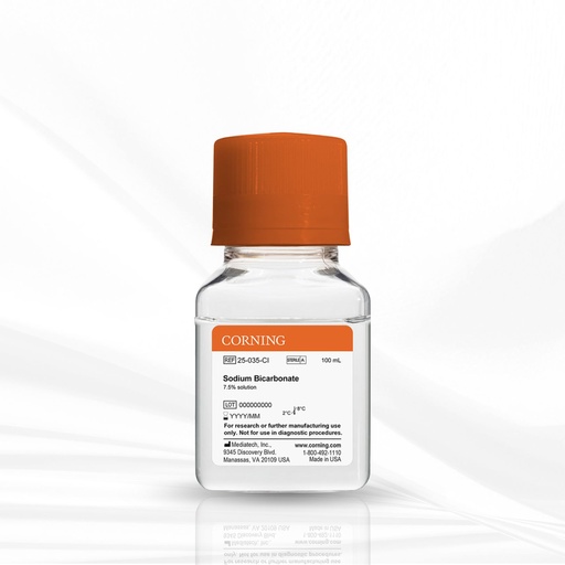[MT-CC-25-035-CI] Corning® 100 mL Sodium Bicarbonate, 7.5% solution